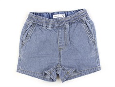 Name It light blue denim/white striped shorts